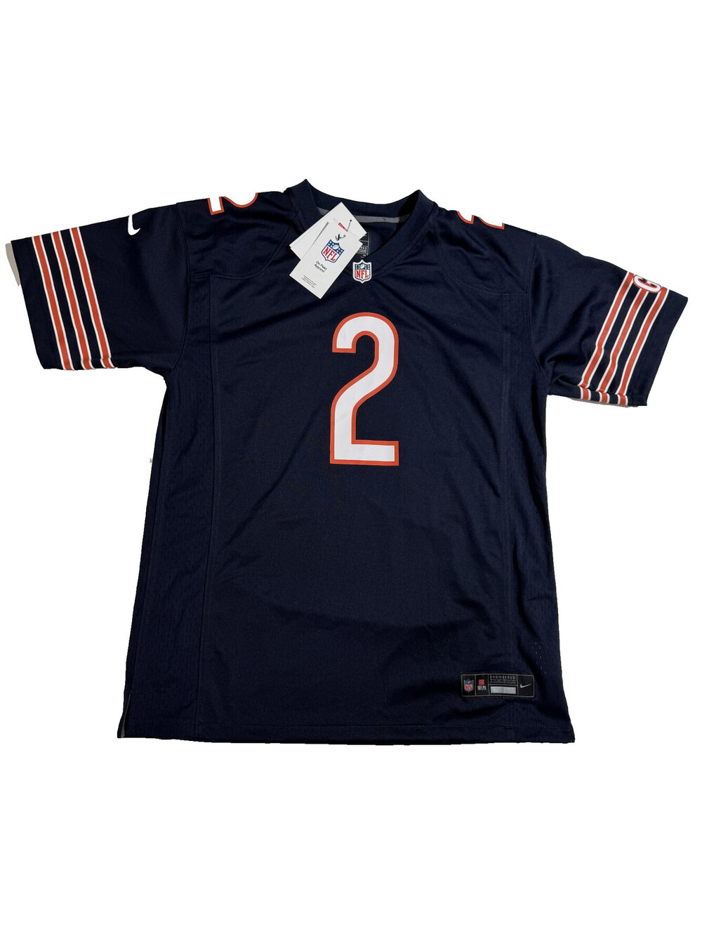 Nike D.J. Moore #2 Chicago Bears Navy Jersey Youth / Boys Size XL (18/20) NWT